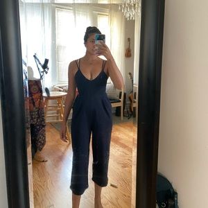 Navy blue Zara jumpsuit